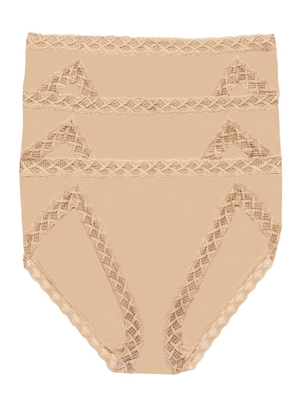 Natori Bliss French Cut Cotton Panty Underwear Women’s Size XL Cafe